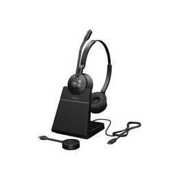 JABRA Office Headset Engage 55 SE Stereo (On-Ear, Kabellos, Schwarz)