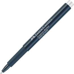 FABER-CASTELL Pennarello indelebile (Nero, 1 pezzo)