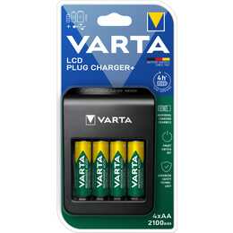 VARTA LCD Plug Charger+ (Noir)