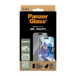 PANZERGLASS Verre de protection d'écran Classic Fit (iPhone 16 Pro, 1 pièce)