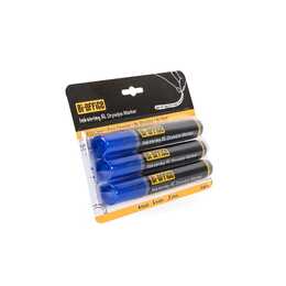 BI-OFFICE Whiteboard Marker (Blau, 3 Stück)