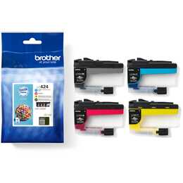 BROTHER LC-424 (Gelb, Schwarz, Magenta, Cyan, Multipack)