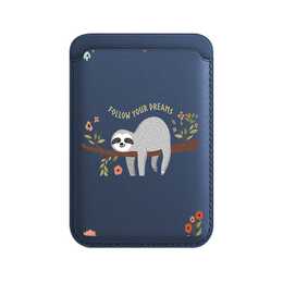 EG Porta carte magnetiche MagSafe (iPhone 13, iPhone 12, Navy Blue)