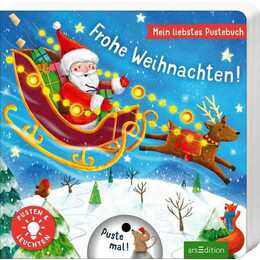 Mein liebstes Pustebuch - Frohe Weihnachten!. Pusten & leuchten