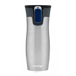 CONTIGO Bicchiere thermos West Loop (0.47 l, Argento, Acciaio inox)