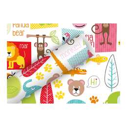 BRAUN + COMPANY Carta regalo Little Zoo (Orso, Leone, Scimmia)