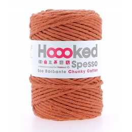 HOOOKED Makramee-Kordel (500 g, Orange, Dunkelorange, Rot)