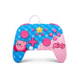 POWER A Kirby Kabel (Nintendo Switch OLED, Nintendo Switch, Blau, Rosa)