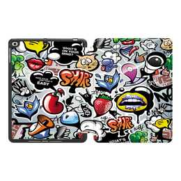 EG MTT Coque pour Apple iPad 10.2" 2019 - Graffiti