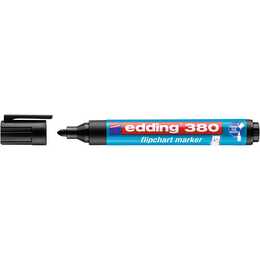 EDDING Flipchart Marker 380 (Schwarz, 1 Stück)