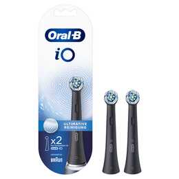 ORAL-B Zahnbürstenkopf iO Ultimative Reinigung BLACK (2 Stück)