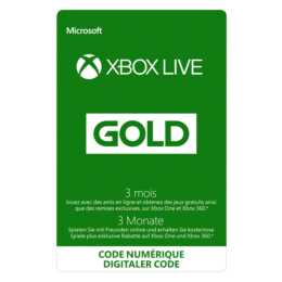 Xbox Live Gold 3 Monate (ESD, DE, FR)