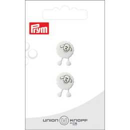 PRYM GROUP Pulsante figura (Bianco, 2 pezzo)