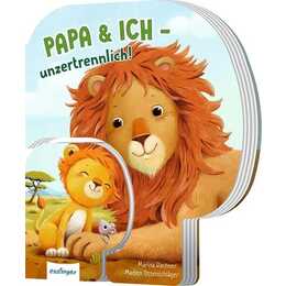 Papa & ich - unzertrennlich!. zwei Pappe-Bücher in einem = doppelter Spass