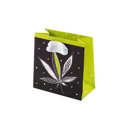 GOLDBUCH Sachet cadeau Cana Oups (Noir, Vert, Blanc, Plantes)