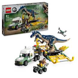 LEGO Jurassic World Dinosaurier-Missionen: Allosaurus-Transporter (76966, seltenes Set)