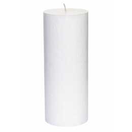 HERZOG KERZEN Bougie cylindrique Kristallo Alto (Rond, Blanc)