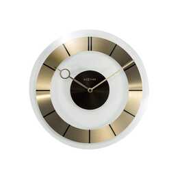 NEXTIME Retro Wanduhr (Analog, 31 cm)