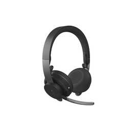 LOGITECH Casque micro de bureau Zone (On-Ear, Sans fil, Noir)