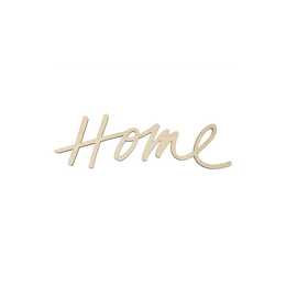 RICO DESIGN Buchstabe Home (Beige, Holz)