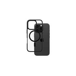 CARE Backcover MagSafe Flagship (iPhone 16 Pro, Transparent, Schwarz)