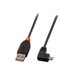 LINDY Cavo USB (USB Typ A, Micro USB Typ B, 0.5 m)