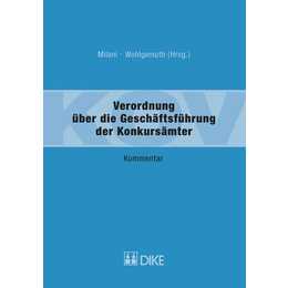 Verordnung über die Geschäftsführung der Konkursämter (KOV)