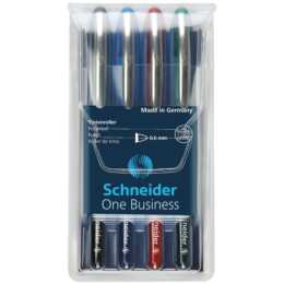 SCHNEIDER Stylo roller One Business (Bleu, Vert, Noir, Rouge)