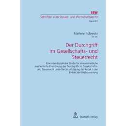 Der Durchgriff im Gesellschafts- und Steuerrecht