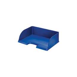 LEITZ Corbeille courrier Plus Jumbo (A4, Bleu)