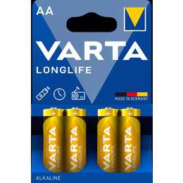 VARTA Batterie (AA / Mignon / LR6, 4 Stück)