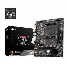 MSI A520M-A Pro (AM4, Micro ATX)