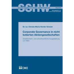 Corporate Governance in nicht kotierten Aktiengesellschaften