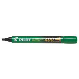 PILOT PEN Pennarello indelebile 400 (Verde, 1 pezzo)