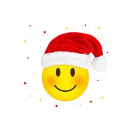 BRAUN + COMPANY Serviette en papier X-mas Smiley (33 cm x 33 cm, 20 pièce)