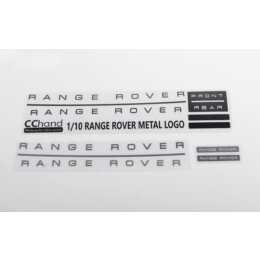 RC4WD Metal Emblem 1/10 Range Rover Classic (Noir, Blanc)