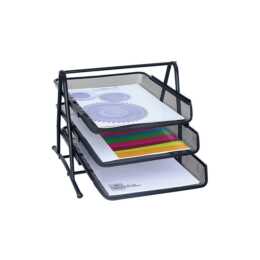 WEDO Corbeille courrier Office (A4, Noir)