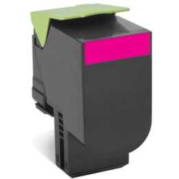 LEXMARK 80C2HME (Cartouche individuelle, Magenta)