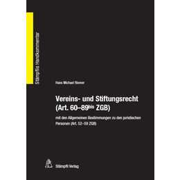Vereins- und Stiftungsrecht (Art. 60-89bis ZGB)
