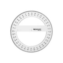 WESTCOTT Rapporteur (15 cm, Transparent)