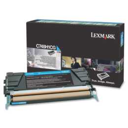 LEXMARK C748H1CG (Einzeltoner, Cyan)