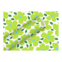 BRAUN + COMPANY Geschenkpapier By Nature Poppy Pop Fresh (Grün, Blumen)