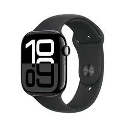 APPLE Watch Series 10 GPS + Cellular (46 mm, Aluminium, Diamantschwarz, S/M)