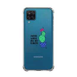 EG Backcover (Galaxy A12, Kaktus, Transparent)