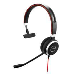 JABRA Cuffia per ufficio Evolve 40 Mono (On-Ear, Cavo, Nero)