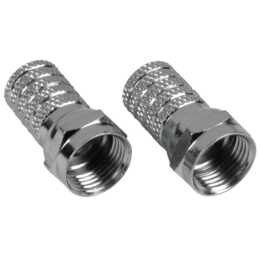 HAMA Stecker und Kupplung (Silber)