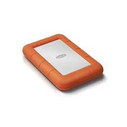 LACIE Rugged Mini (USB de type C, 4000 GB, Argent, Orange)