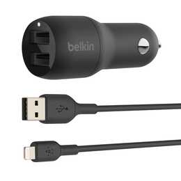 BELKIN Kfz Ladegerät Boost (24 W, Zigarettenanzünder, USB Typ-A)