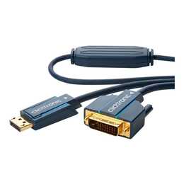 CLICKTRONIC Cavo di giunzione (DisplayPort, 24+1-poli, DVI, 2 m)