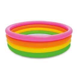 INTEX Piscina per neonati e bambini Sunset Glow (168 cm  x 168 cm  x 46 cm)